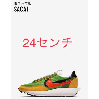 ナイキ(NIKE)のSsacai × NIKE2019SSLDWAFFLE ／SACAI 24センチ(スニーカー)