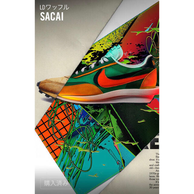 NIKE(ナイキ)の28cm Nike×sacai  メンズの靴/シューズ(スニーカー)の商品写真