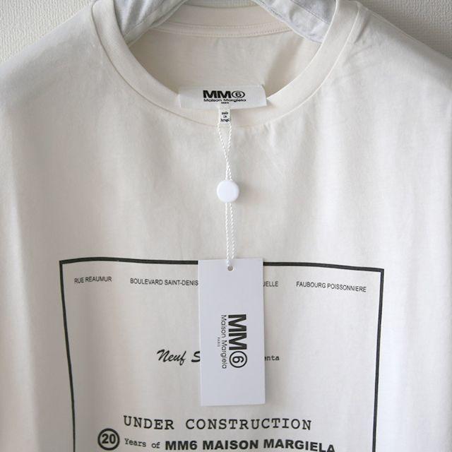 Maison Martin Margiela(マルタンマルジェラ)のMM6 ロゴ Tシャツ メゾンマルジェラ オーバーサイズ カットソー エムエム6 レディースのトップス(Tシャツ(半袖/袖なし))の商品写真