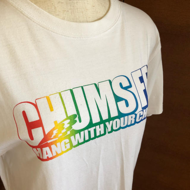 CHUMS(チャムス)のCHUMS ロゴTシャツ Mサイズ レディースのトップス(Tシャツ(半袖/袖なし))の商品写真