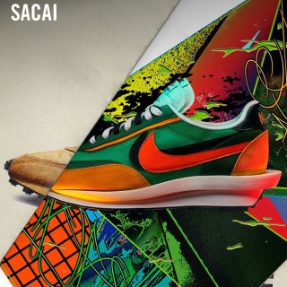 ナイキ(NIKE)の時間限定価格 当選購入 NIKE LD WAFFLE SACAI(スニーカー)