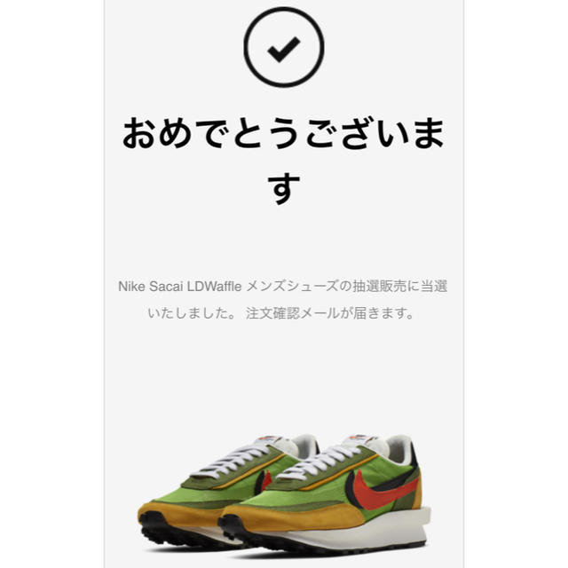 専用 Nike x Sacai LDWaffle ナイキ LDワッフル サカイ