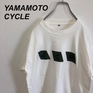 サイクル(cycle)のYAMAMOTO CYCLE ヤマモトサイクル Tシャツ ホワイト 白(Tシャツ/カットソー(半袖/袖なし))