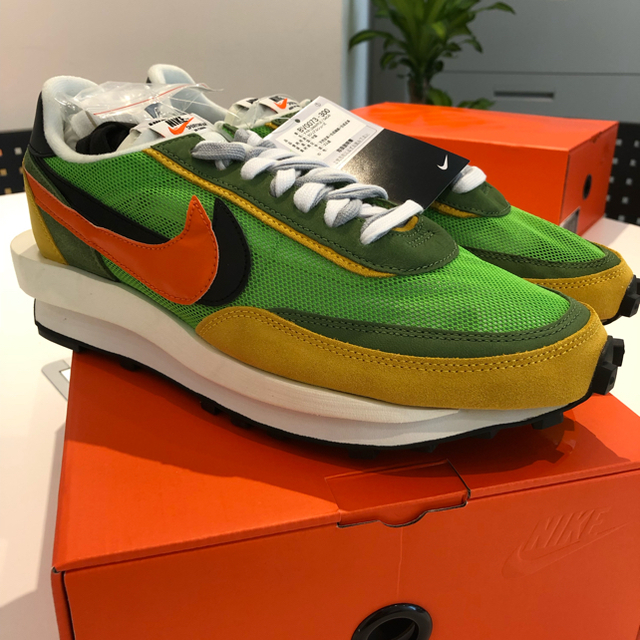 sacai(サカイ)の29 SACAI × NIKE LDWAFFLE サカイ グリーンガスト メンズの靴/シューズ(スニーカー)の商品写真