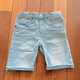 エイチアンドエム(H&M)の値下げ!!美品✨꙳★*ﾟH&M kids used加工デニムショートパンツ☆(パンツ/スパッツ)