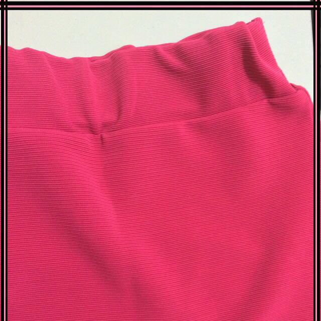 ショッキングピンク♡タイトスカート レディースのスカート(ミニスカート)の商品写真