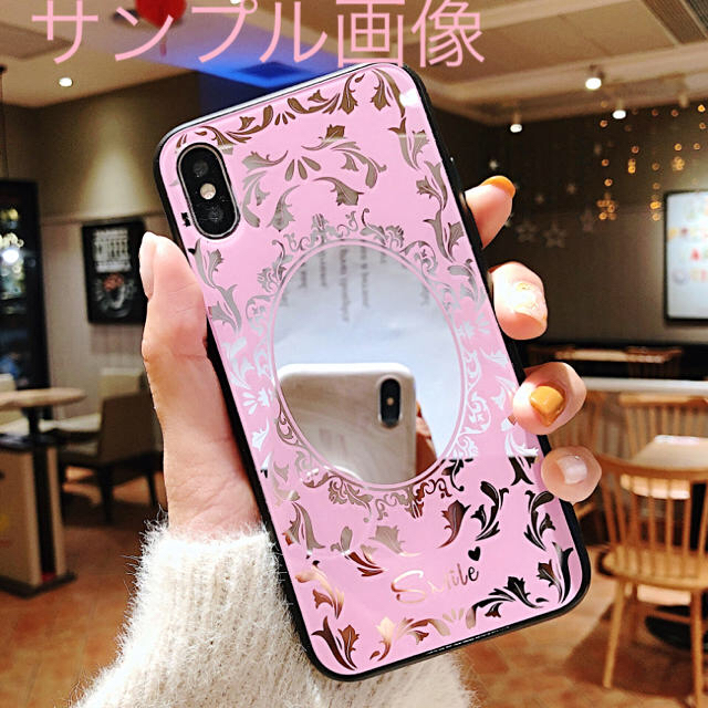 アイフォンXR iPhoneXRソフトケース☆ピンク☆鏡☆ミラー☆送料無料の通販 by ロゴ's shop｜ラクマ