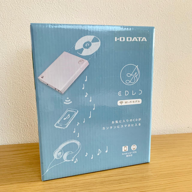 IODATA(アイオーデータ)のI・O DATA CDレコ wifiモデル CDRI-W24AIW スマホ/家電/カメラのオーディオ機器(その他)の商品写真