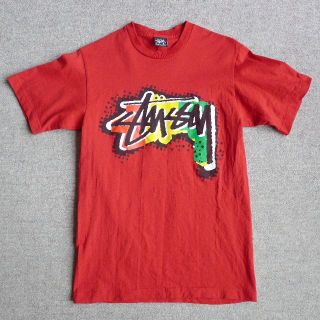 ステューシー(STUSSY)の★STUSSY ラスタカラープリントTシャツ　(Tシャツ/カットソー(半袖/袖なし))