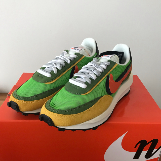 sacai × NIKE LDWaffle グリーン 27.5cm