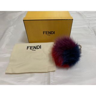 フェンディ(FENDI)のFENDI ☆ フォックス ファー  チャーム(バッグチャーム)