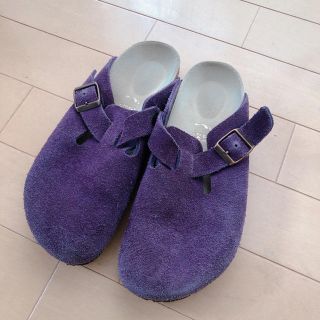 ビルケンシュトック(BIRKENSTOCK)のBIRKENSTOCK 24.0 パープル(サンダル)