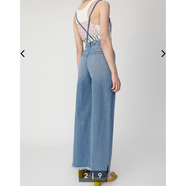 web即売！MOUSSY STRAP WIDE DENIMストラップワイドデニム 1