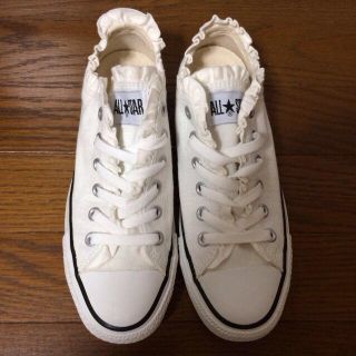 コンバース(CONVERSE)のコンバース フリル 白(スニーカー)