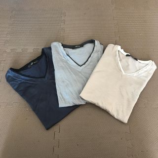 コムサメン(COMME CA MEN)の【美品】COMME CA Men Tシャツ3枚セット(Tシャツ/カットソー(半袖/袖なし))