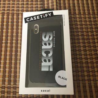 サカイ(sacai)のsacai iphone ケース ブラック(iPhoneケース)