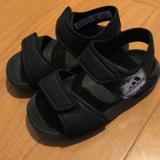 アディダス(adidas)のアディダス サンダル 13センチ 黒(サンダル)