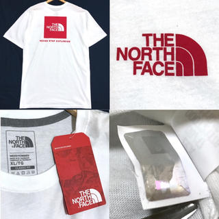 THE NORTH FACE - 3XL相当 新品 ノースフェイス BOXロゴ Tシャツ 白 赤 ...