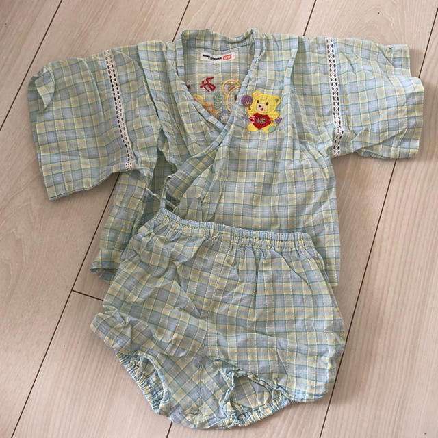 mikihouse(ミキハウス)の甚平 キッズ/ベビー/マタニティのベビー服(~85cm)(甚平/浴衣)の商品写真