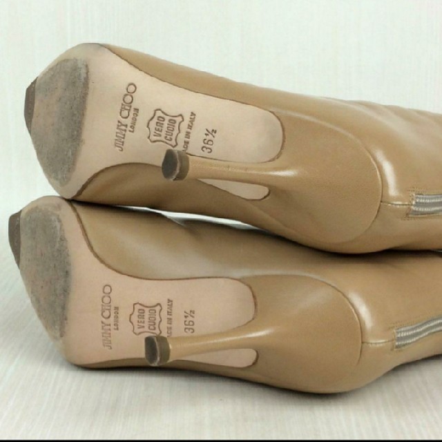 JIMMY CHOO - JIMMY CHOO◇ジミーチュウ ショートブーツ ベージュの