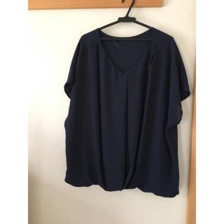 フェリシモ(FELISSIMO)の大きいサイズ  ゆったり  シフォントップス(シャツ/ブラウス(半袖/袖なし))