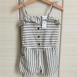 ベビーギャップ(babyGAP)の新品♡baby gap 100 ストライプ サロペット(パンツ/スパッツ)