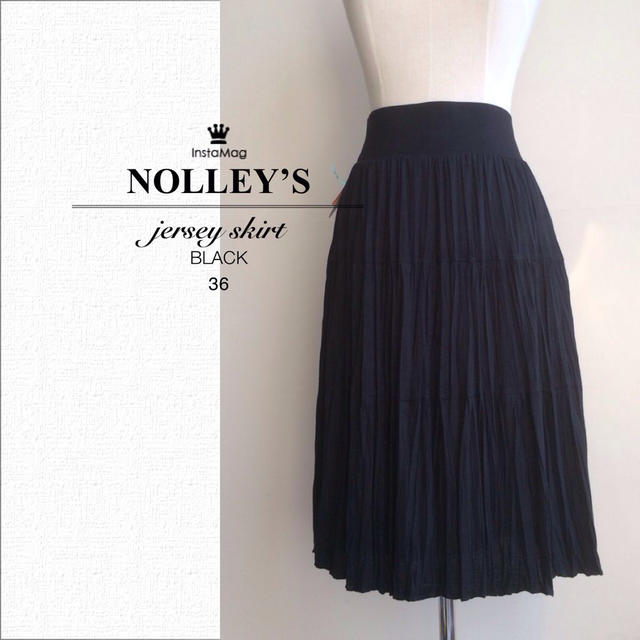 NOLLEY'S(ノーリーズ)のNOLLEY’S ジャージースカート36 レディースのスカート(ひざ丈スカート)の商品写真