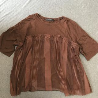 ダブルクローゼット(w closet)のダブルクローゼット チュールTシャツ(Tシャツ(半袖/袖なし))