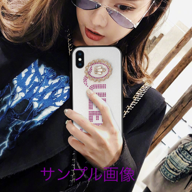アイフォンXR iPhoneXRケース☆ラインストーン☆送料無料の通販 by ロゴ's shop｜ラクマ