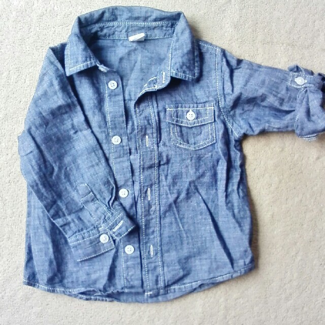 Old Navy(オールドネイビー)のオールドネイビー　18～24m 長袖シャツ キッズ/ベビー/マタニティのベビー服(~85cm)(シャツ/カットソー)の商品写真