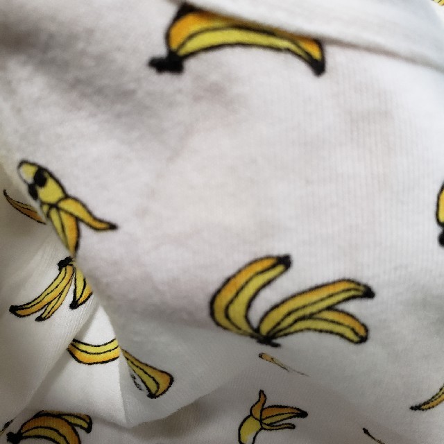 petit main(プティマイン)のﾌﾟﾃｨﾏｲﾝ　バナナTシャツ　使用感あり キッズ/ベビー/マタニティのキッズ服男の子用(90cm~)(Tシャツ/カットソー)の商品写真