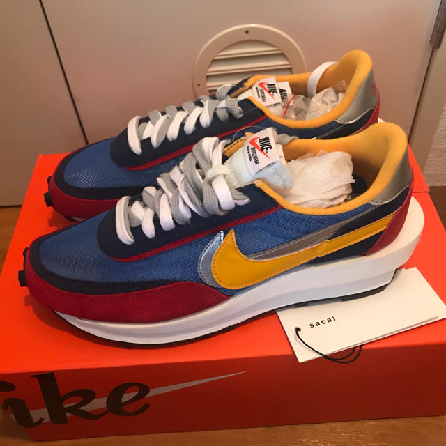 sacai × NIKE LVD WAFFLE BLUE靴/シューズ