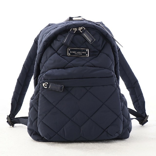 100%本物保証! MARC JACOBS - MARC JACOBS キルティング リュック ... 正規品MARC JACOBS 黒キルティングリュック☆バッグ