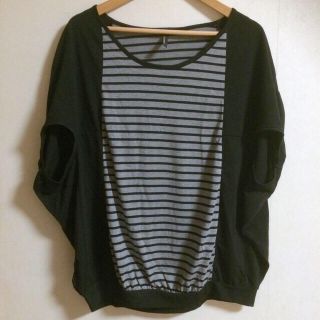 新品♡ドルマンカットソー(カットソー(半袖/袖なし))