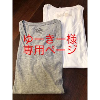 ムジルシリョウヒン(MUJI (無印良品))のコットンＴシャツ【Ｌ】(Tシャツ/カットソー(半袖/袖なし))