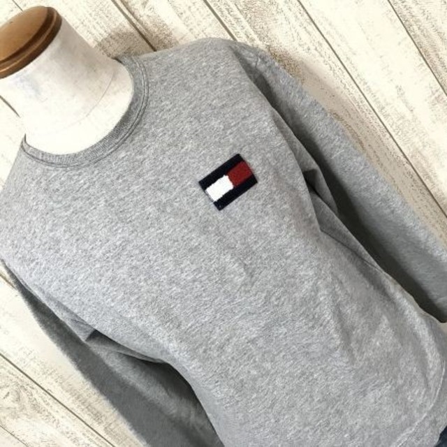 TOMMY HILFIGER(トミーヒルフィガー)の【良好】TOMMY HILFIGER トミーヒル スウェット トレーナー S メンズのトップス(スウェット)の商品写真