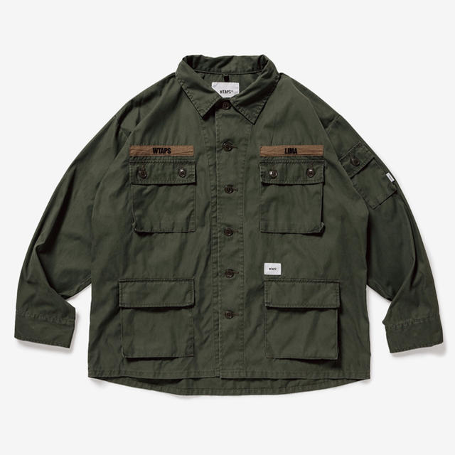 Mサイズ WTAPS JUNGLE LS オリーブ