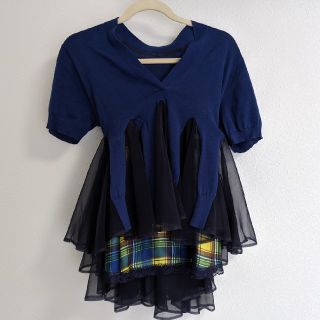 sacai　シフォンニットトップス