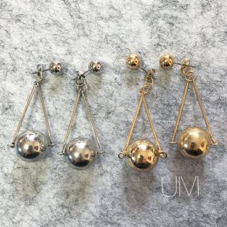 ローズバッド(ROSE BUD)のメタルサークルピアス P093(ピアス)