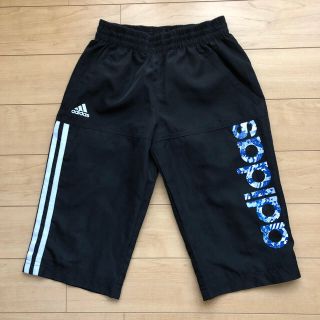 アディダス(adidas)のアディダス ハーフパンツ 130 黒 ブラック(パンツ/スパッツ)