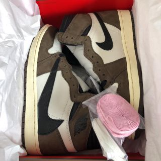 ナイキ(NIKE)のNIKE×TRAVIS SCOTT AIR JORDAN1(スニーカー)