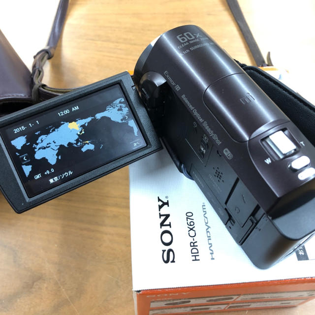 SONY(ソニー)のSONY デジタルビデオカメラ HDR-CX670 スマホ/家電/カメラのカメラ(ビデオカメラ)の商品写真