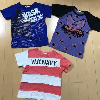 ワスク(WASK)のWASK 半袖 シャツ  3枚セット 110(Tシャツ/カットソー)