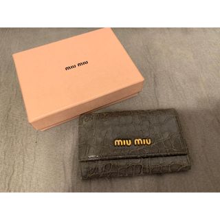 ミュウミュウ(miumiu)のmiumiu キーケース ミュウミュウ(キーケース)