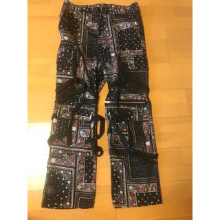 オフホワイト(OFF-WHITE)のrogic paisley pants black(ワークパンツ/カーゴパンツ)