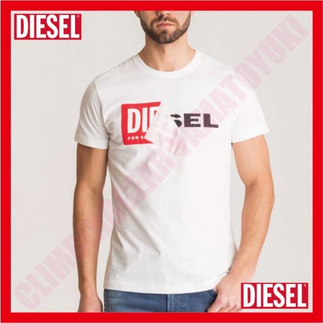 DIESEL(ディーゼル)のDIESEL Tシャツ T-DIEGO-QA ホワイト WHITE S メンズのトップス(Tシャツ/カットソー(半袖/袖なし))の商品写真