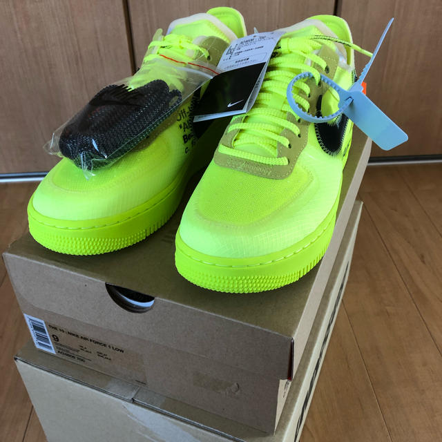 メンズエアフォース1 LOW VOLT NIKE off-white THE TEN