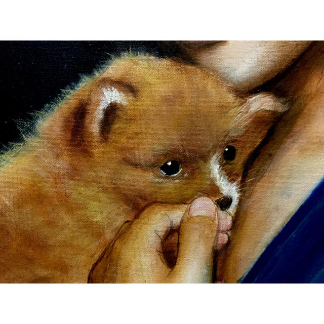 グラッシ技法(中世ルネサンス絵画様式)による油彩画 1979年 グラッシ技法(中世ルネサンス絵画様式)による油彩画 1979年