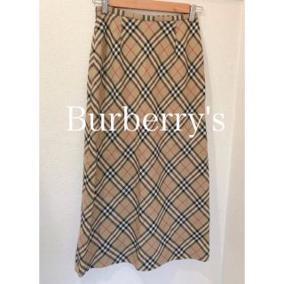 バーバリー(BURBERRY)の【Burberry】ノバチェック ロングスカート(ロングスカート)