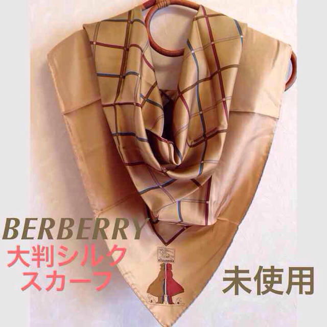 BURBERRY - BURBERRY大判シルクスカーフの通販 by Shop Away From Shop｜バーバリーならラクマ